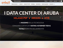Tablet Screenshot of datacenter.it