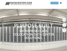 Tablet Screenshot of datacenter.com